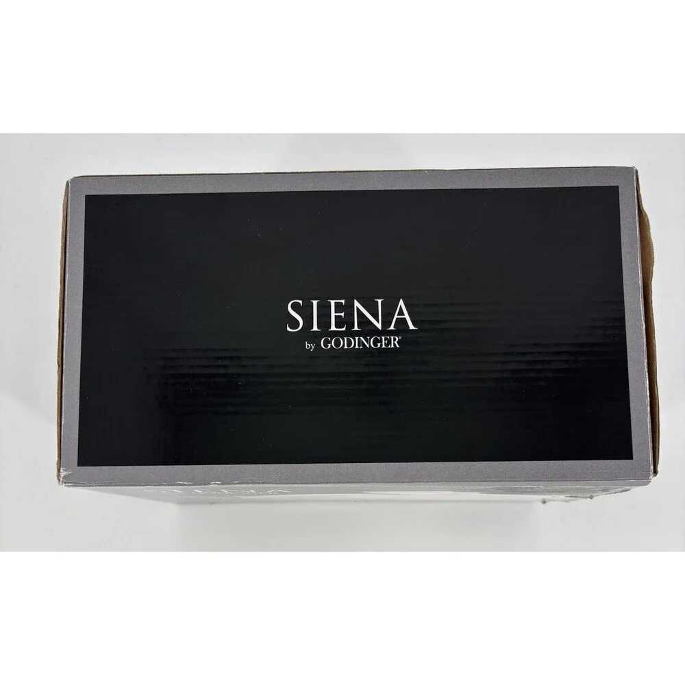 New In Box Siena By Godinger Single Covered Ceramic Baker Buffet Server 1 Quart